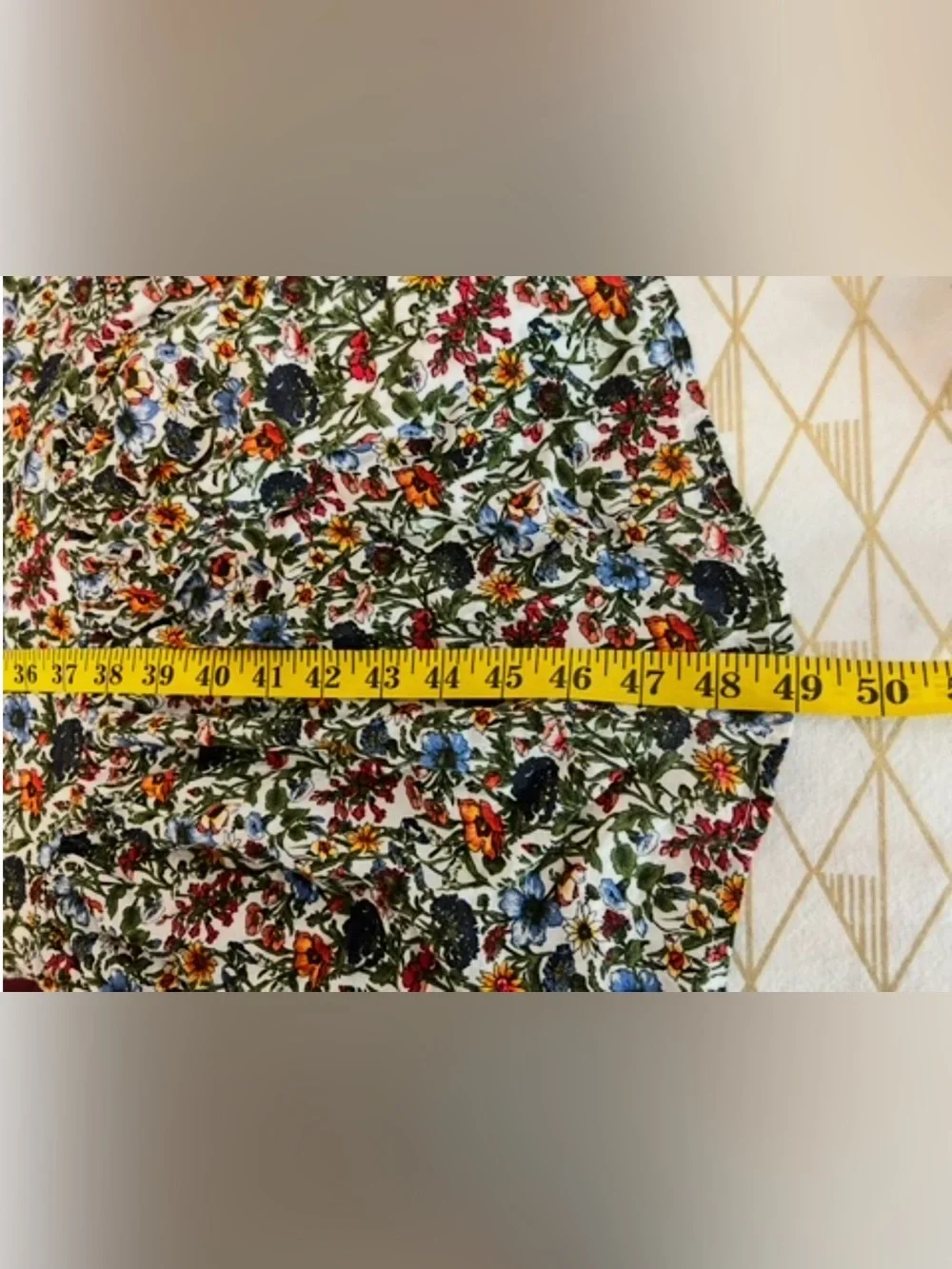 NATURAL LIFE Nina Cotton Blend Floral Maxi Dress Size L - Picture 10 of 11